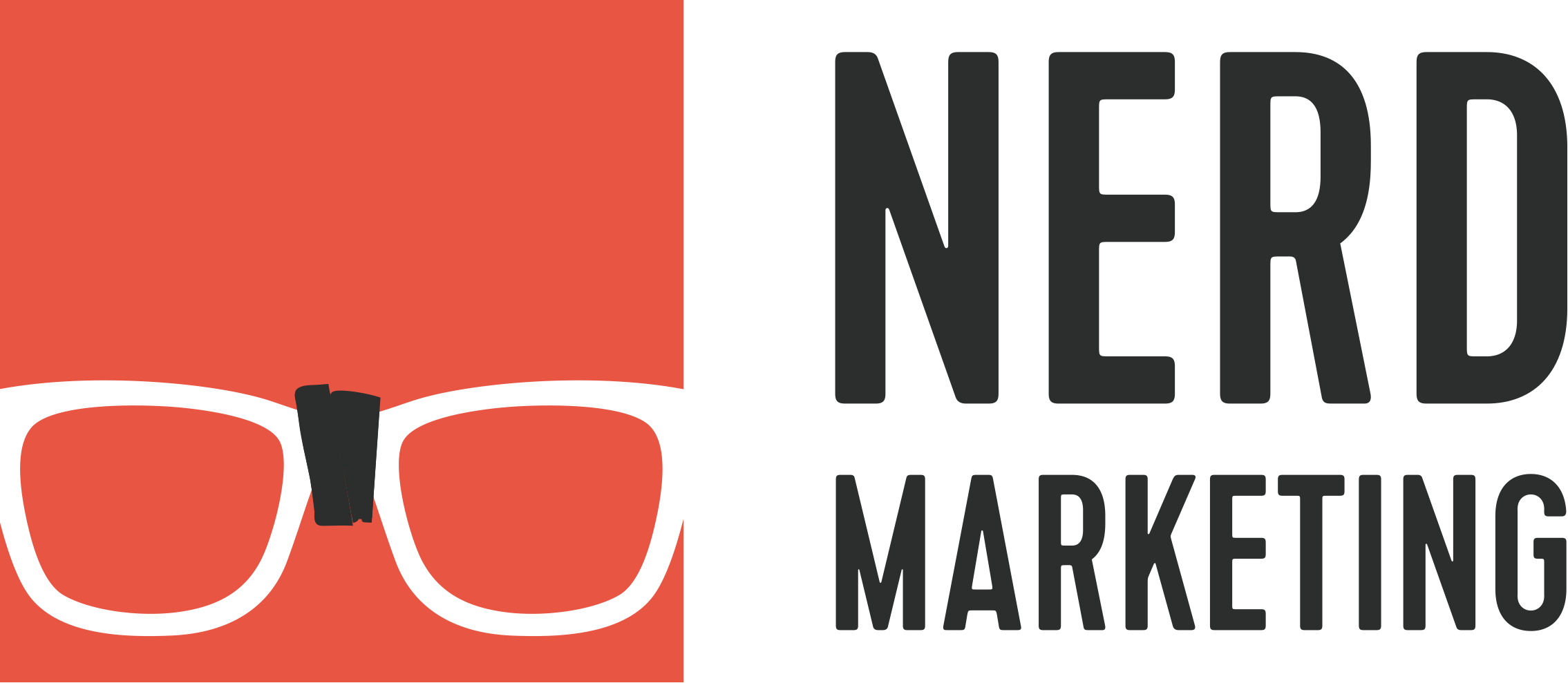 Nerd Marketing logo - red